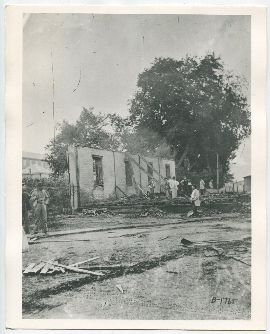 Vintage Civil War Era Ruins 8x10 Fiber Print - Brady Collection Contemporary