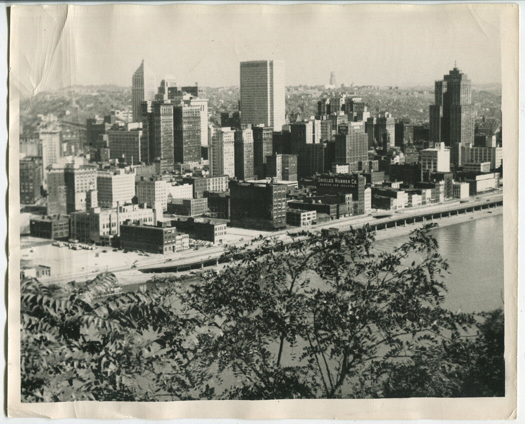 PITTSBURGH, PA. 3 SET VINTAGE PHOTOS 1950-60. B W PRINTS.