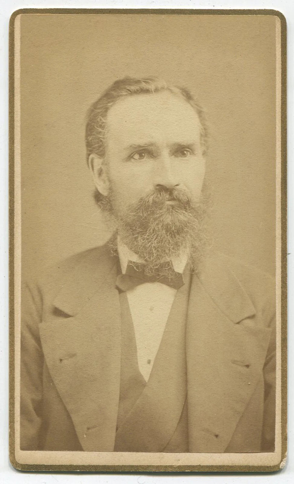 Vintage Brooklyn Photo - Original Not a Copy Deep-Set Eyes Scraggly Beard Maker