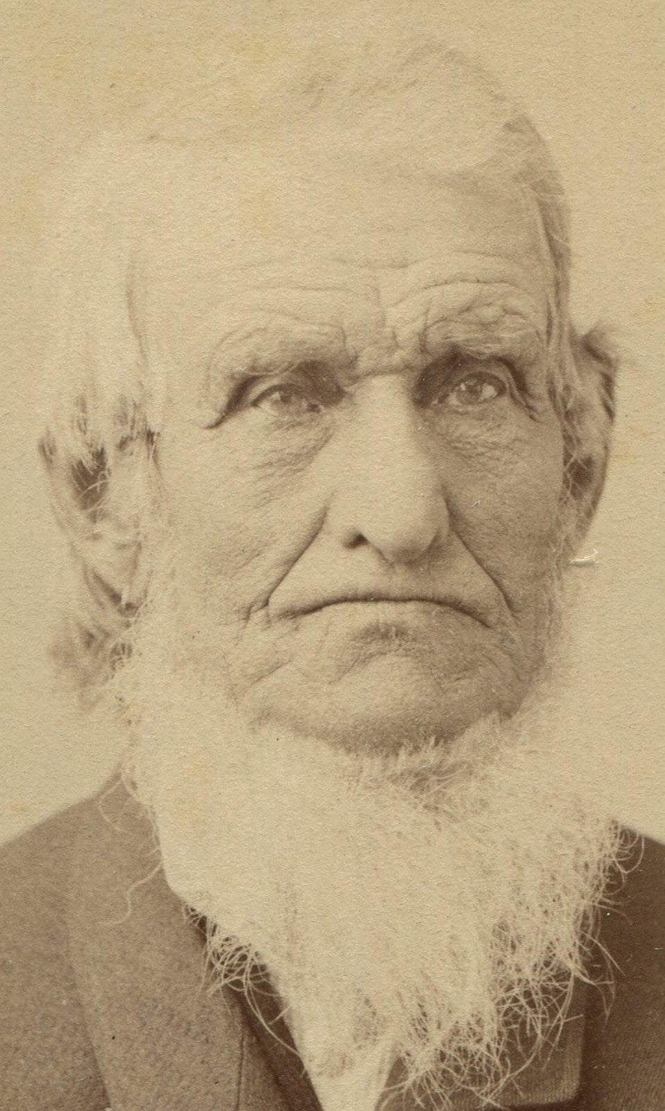 MAN ROCKING THE GNOME LOOK. CDV. MONROE. WIS.
