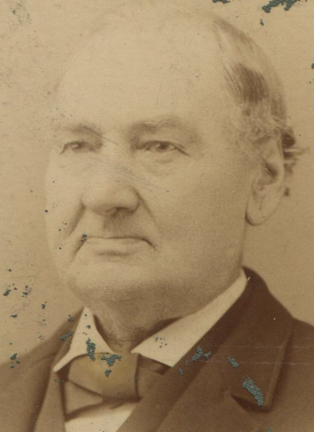 Vintage Cabinet Card Photo: Banker Embezzler Captioned Headed to Jail, Authentic