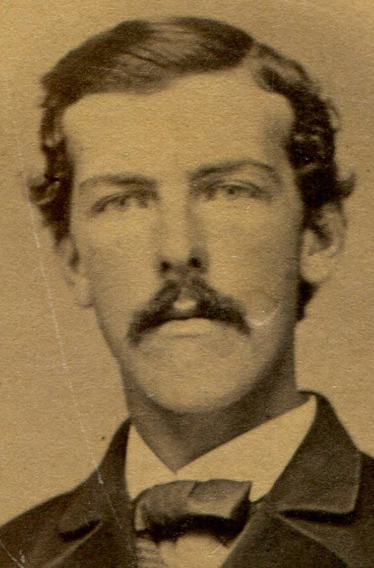 MEN W/MUSTACHES. CDV 3 SET.