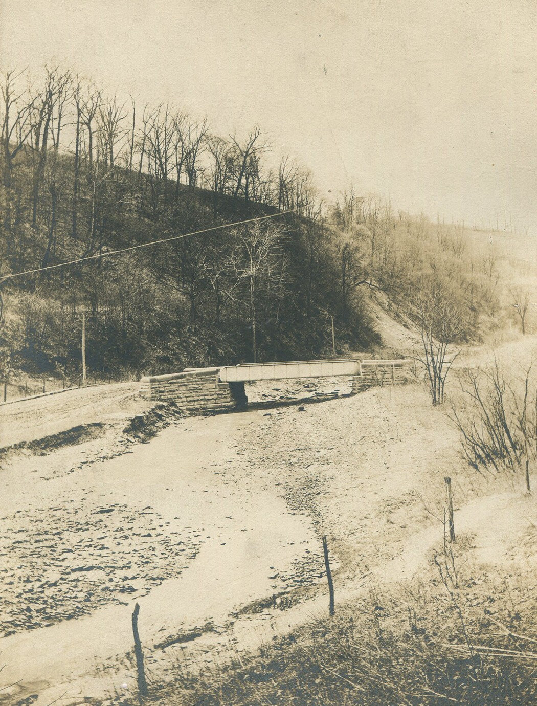 Vintage Campbell's Run 1905 Photos - Two-View 5x7 B/W, Allegheny County Civil