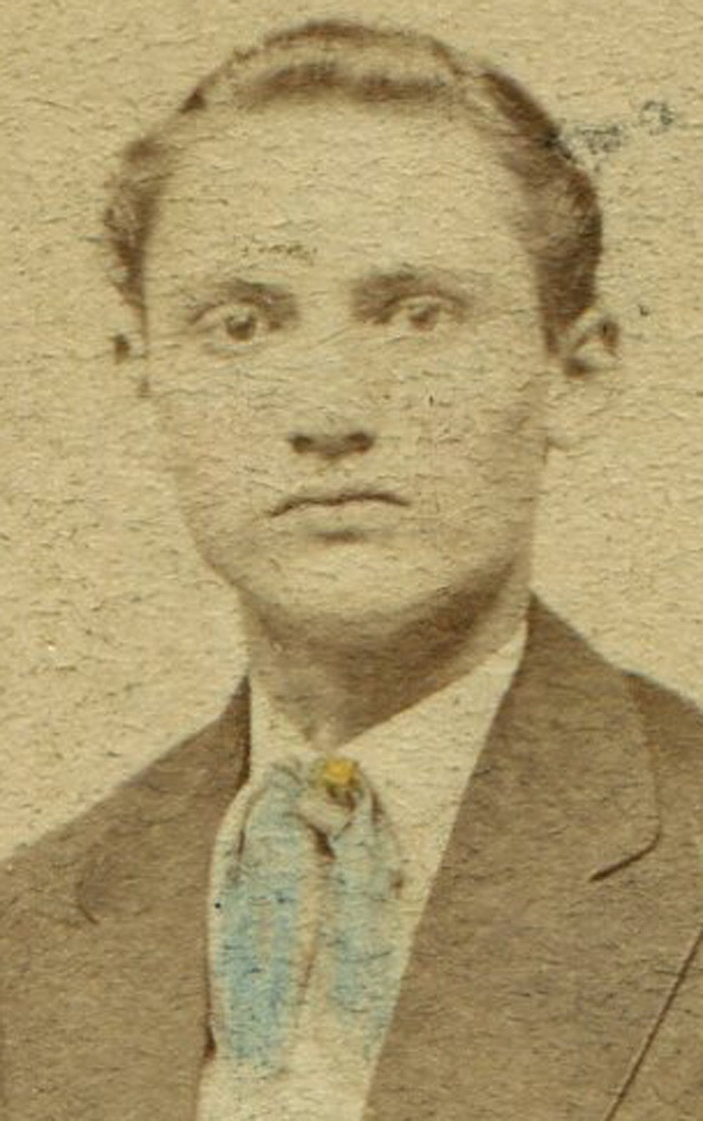 MAN, SEATED POSE, PLAID PANTS. CDV.