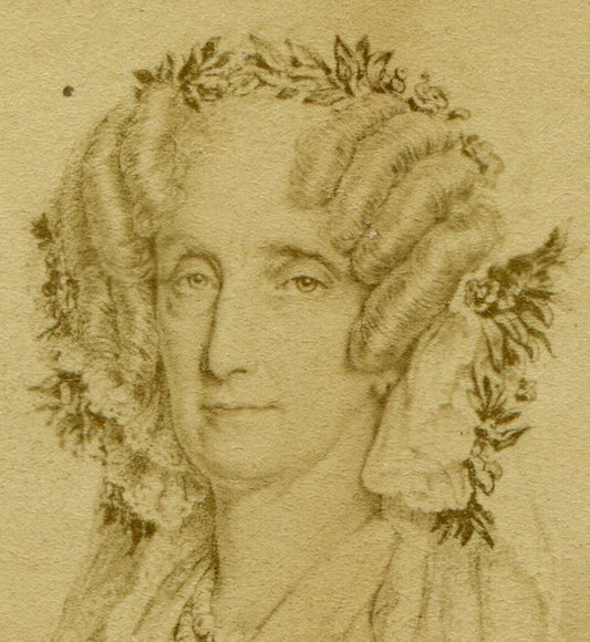 MARIE AMELIE, FRENCH QUEEN BY MARRIAGE. VINTAGE CDV. PARIS.