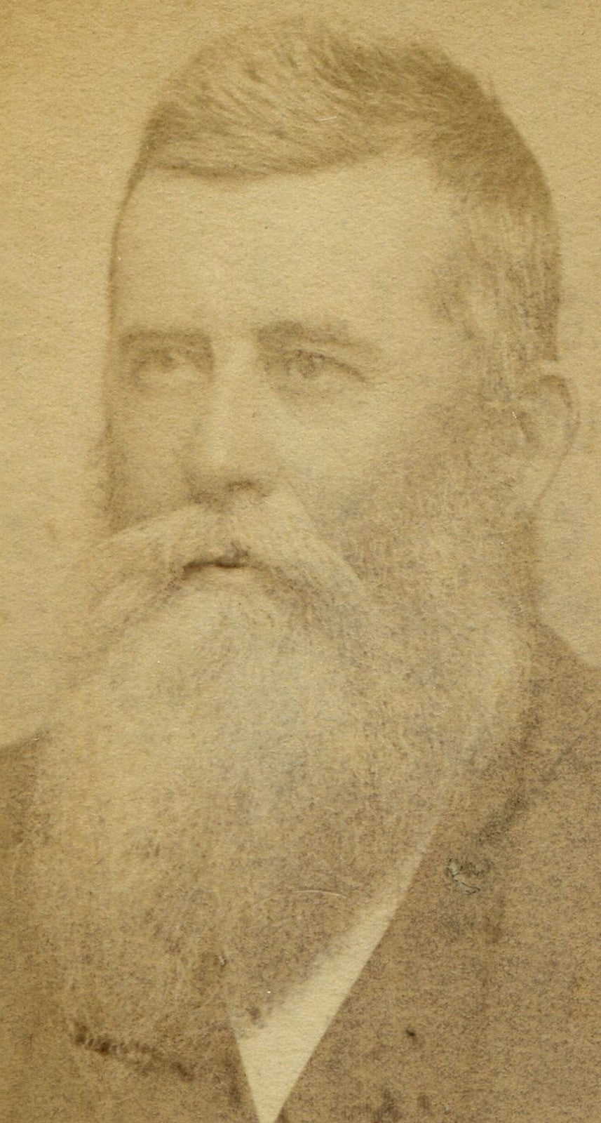 SANTA CLAUS ON THE OFF SEASON. CDV.
