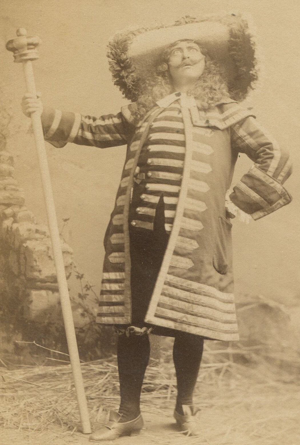 Vintage Digby Bell in Costume Cabinet Card by Falk NY - Theatrical Photo