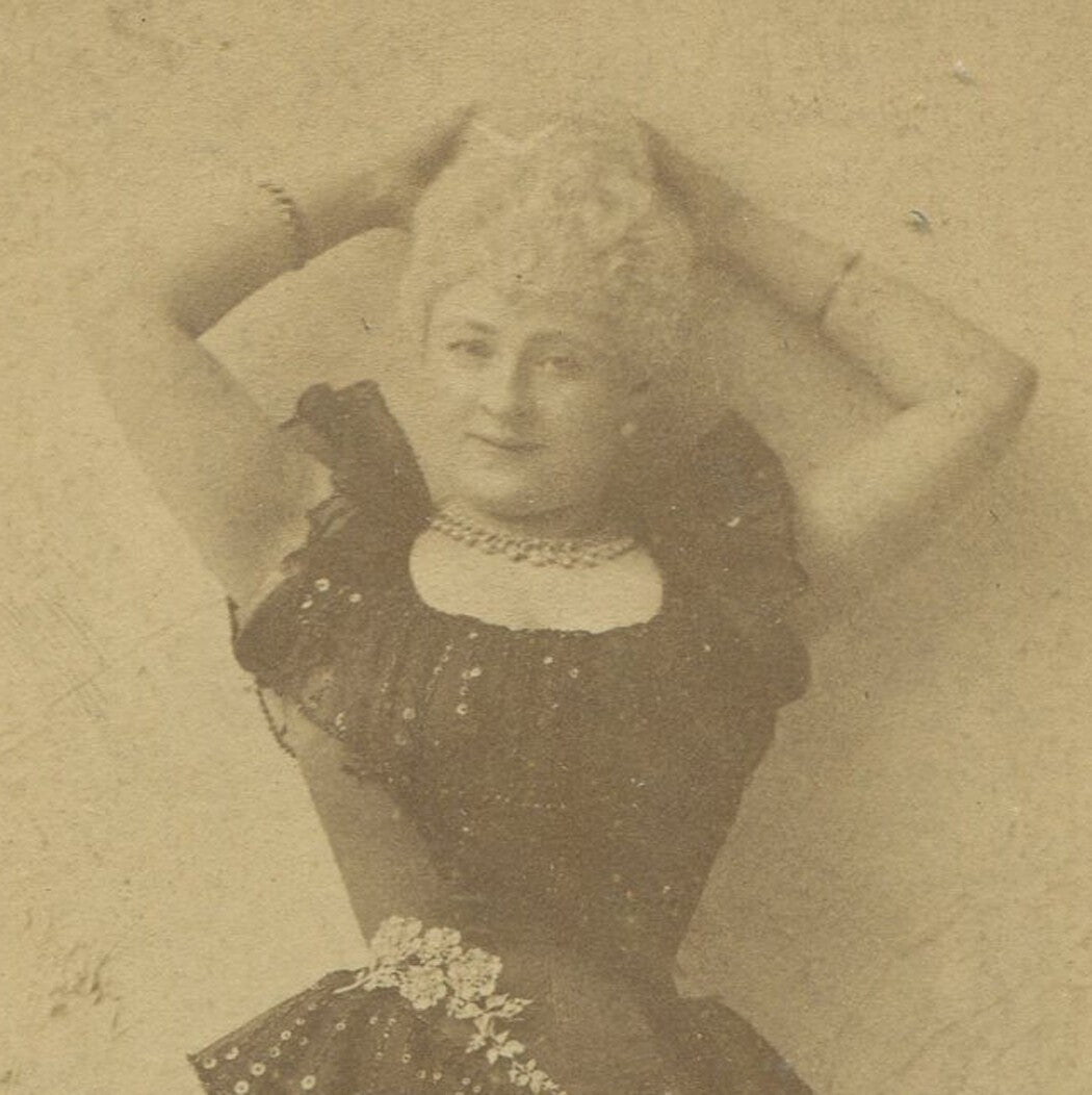 Vintage Sadie Martinot Cabinet Card Photo by Sarony, New York - Theatrical