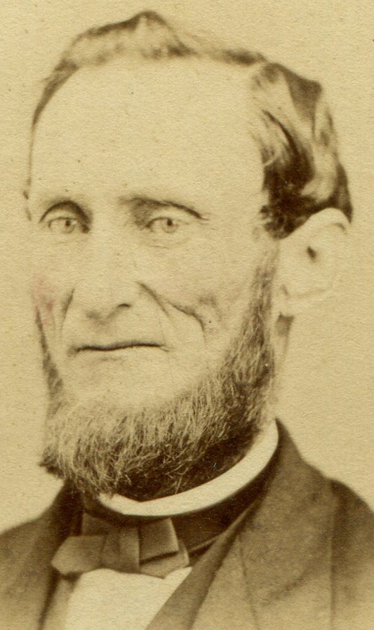 MAN, STRONG RESEMBLANCE TO THE DEVIL. TINTED CDV. HARRISBURG, PA.