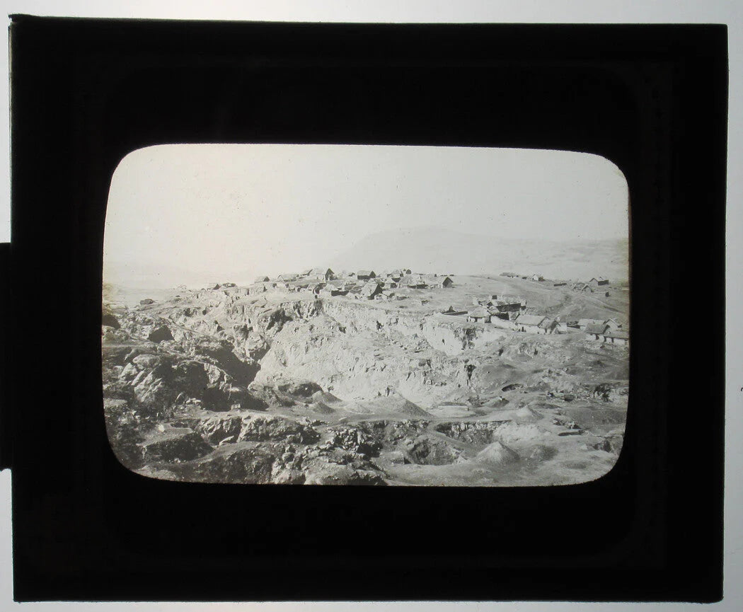 RUINS AT CATALINA, PERU. PHOTO ON GLASS.