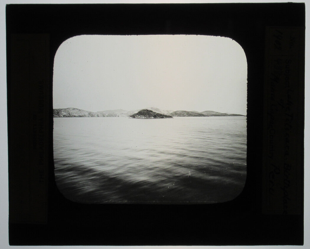 LAKE TITICACA, PERU. PHOTO ON GLASS.