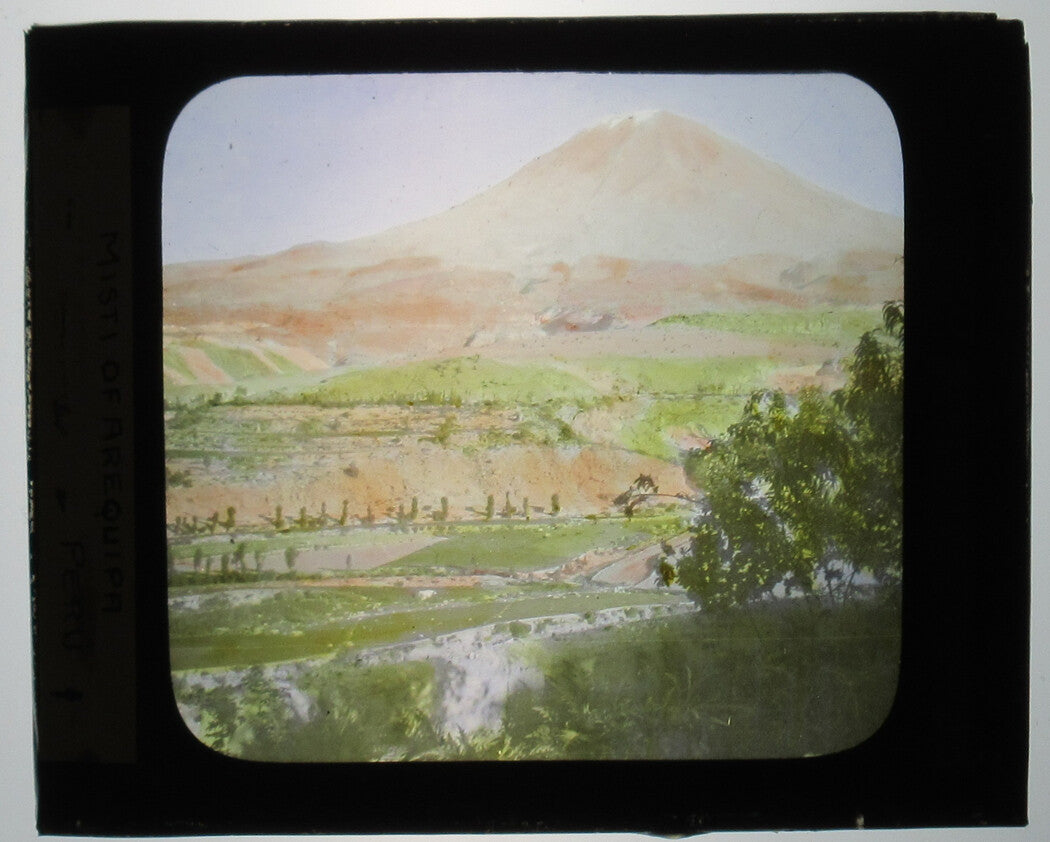 MISTI OF AREQUIPA, PERU. PHOTO ON GLASS.
