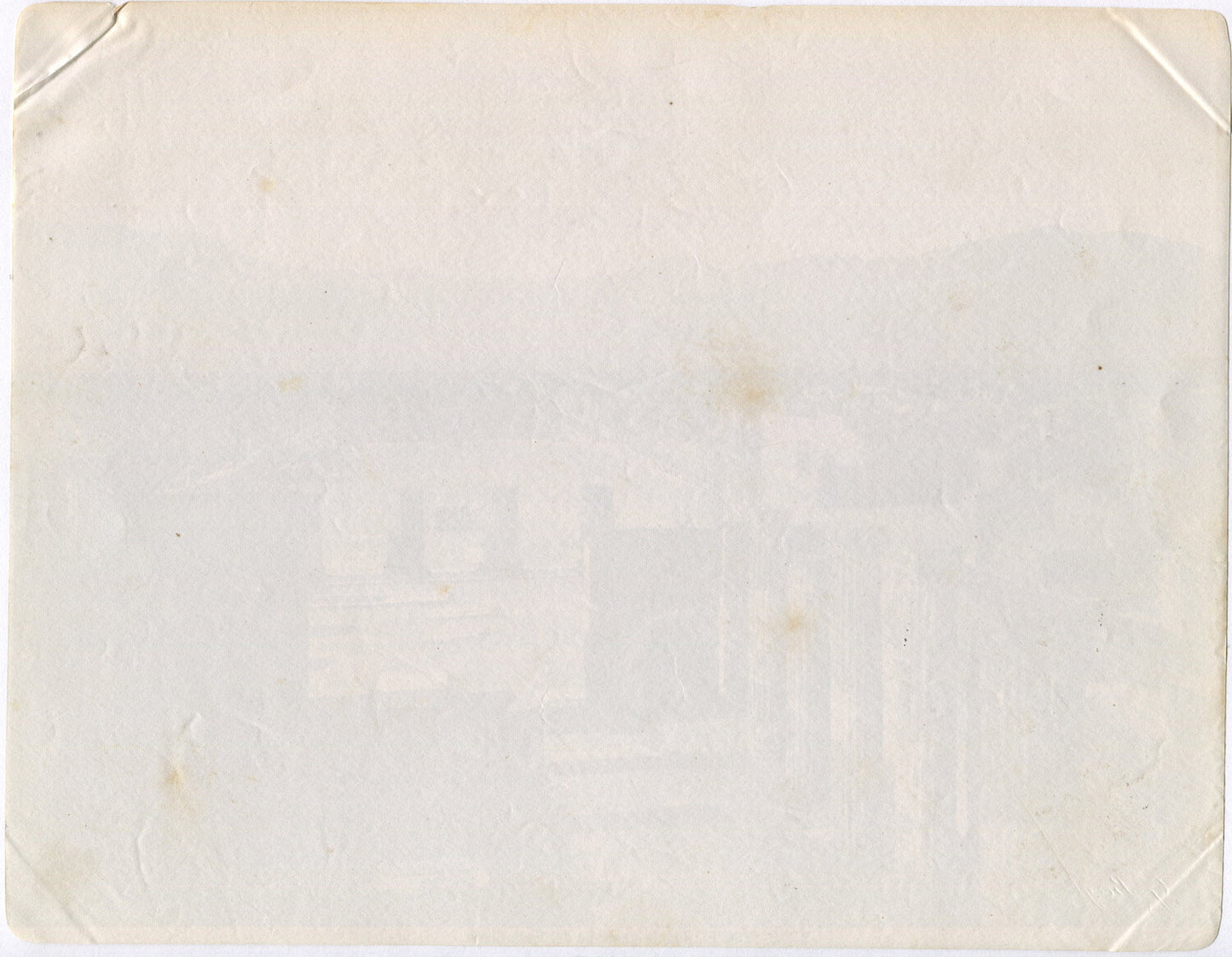 RUINS AT POMPEI, ITALY. UNMOUNTED ALBUMEN.