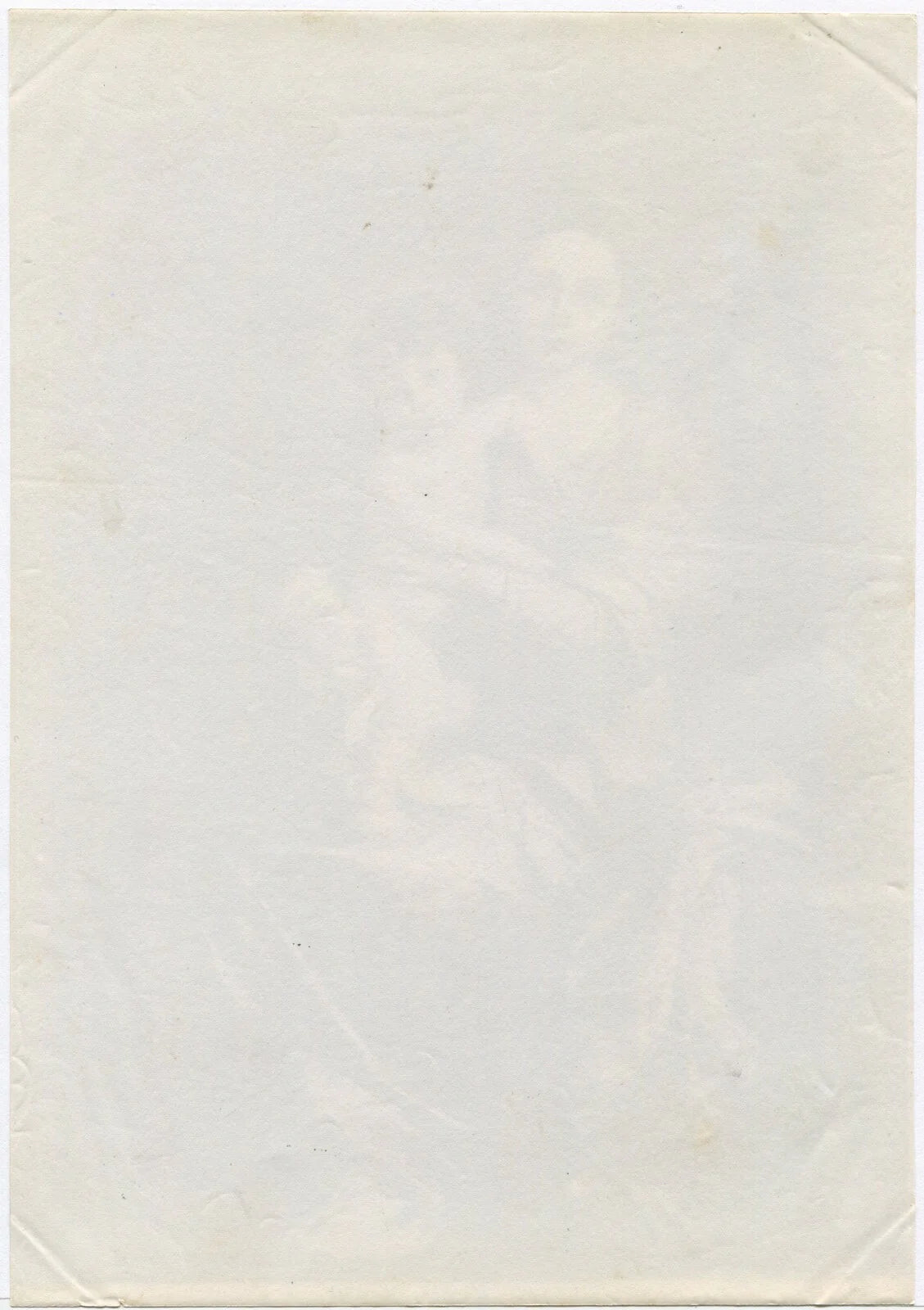 Vintage Murillo Madonna and Child Photo – Unmounted Albumen Print, 8x10 in, Original Old Photo