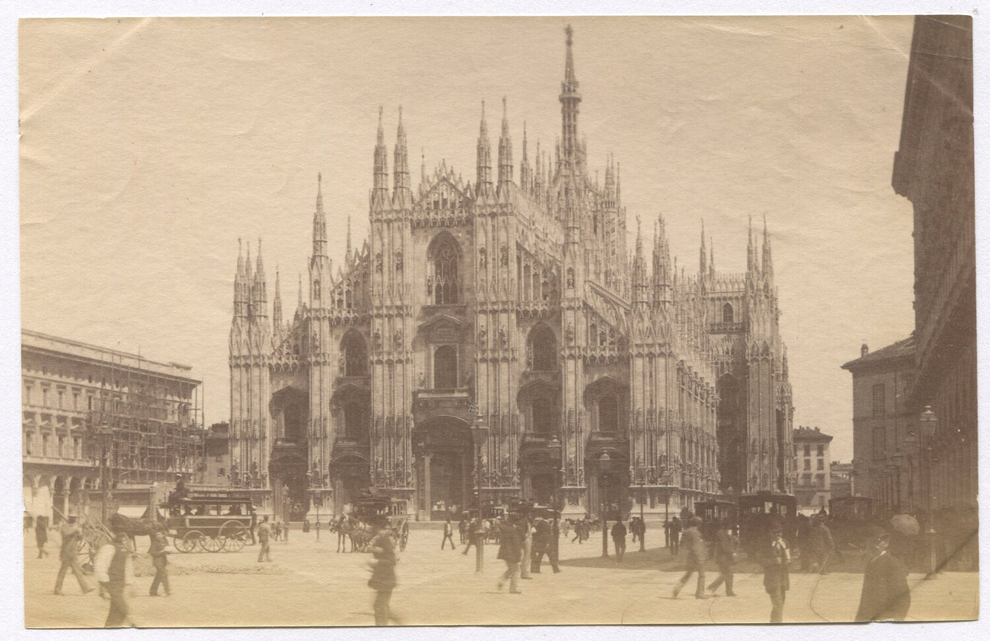 MILAN CATHEDRAL, ITALY. UNMOUNTED ALBUMEN.