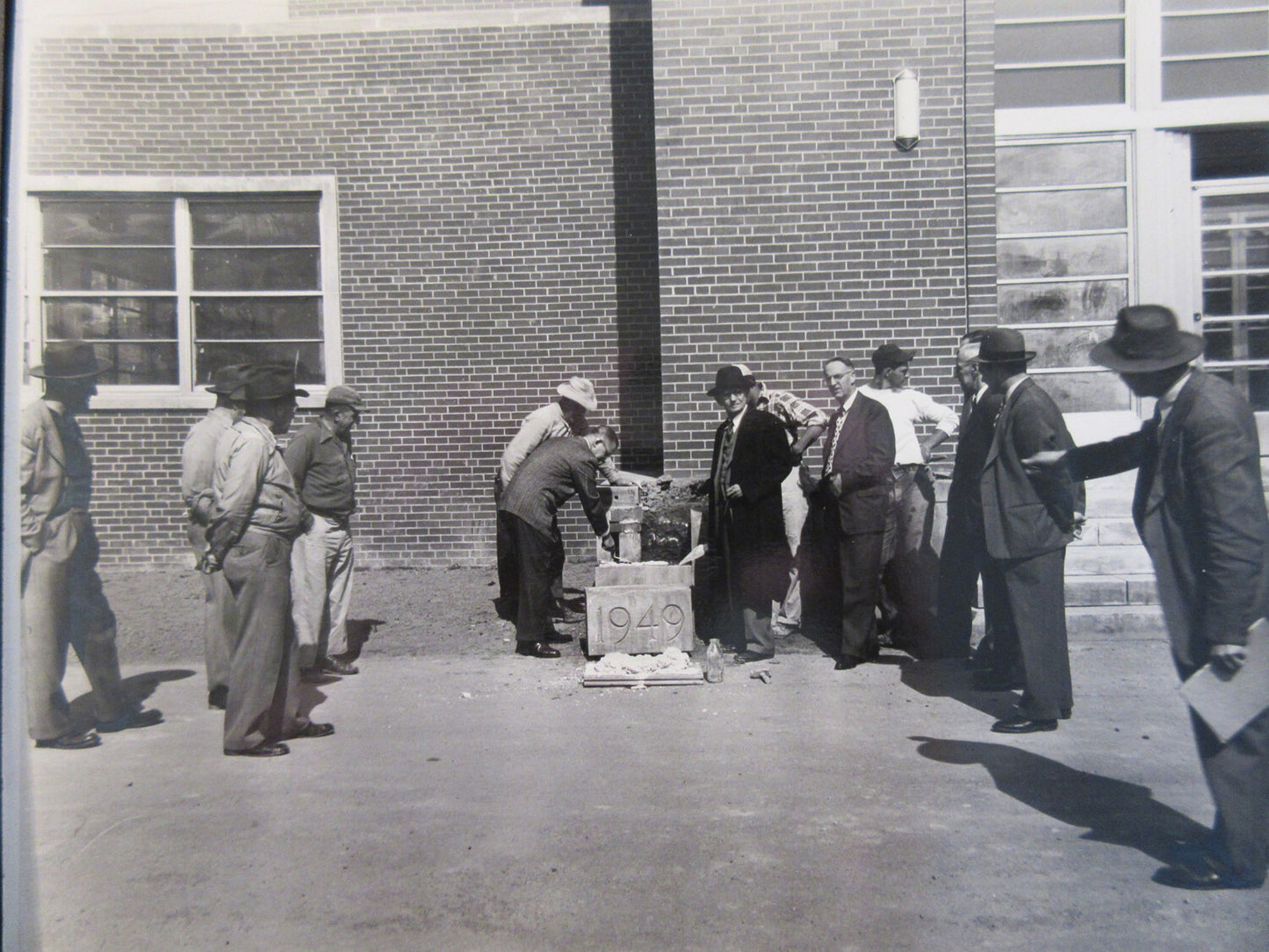 PHOTO ALBUM DOCUMENTING THE CONSTRUCTION OF WOODVILLE STATE HOSPITAL ADMISSIONS