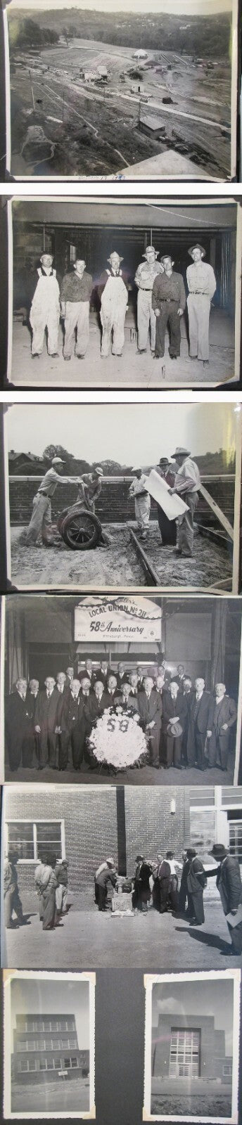 PHOTO ALBUM DOCUMENTING THE CONSTRUCTION OF WOODVILLE STATE HOSPITAL ADMISSIONS