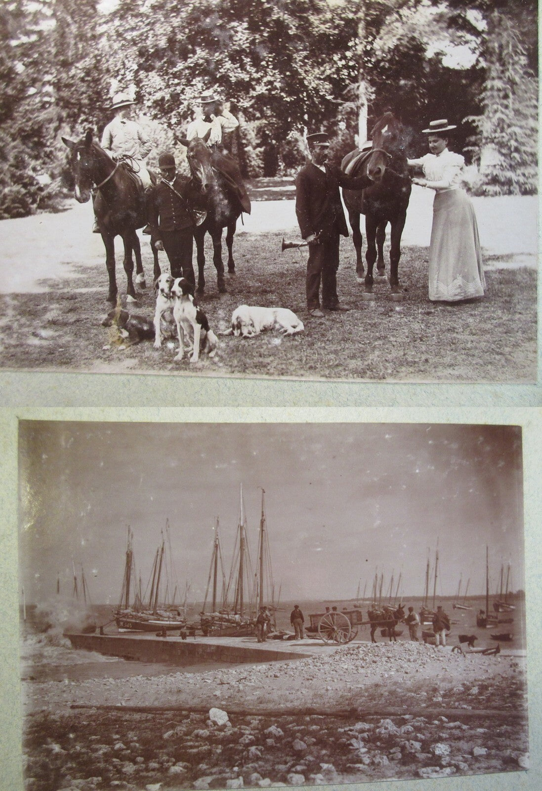 EUROPEAN TRAVEL ALBUM \EARLY 20TH CENTURY PHOTOS. 49 PAGES, 150  VINTAGE PHOTOS.