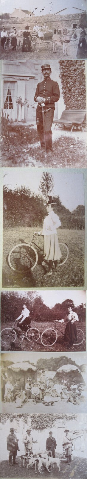 EUROPEAN TRAVEL ALBUM \EARLY 20TH CENTURY PHOTOS. 49 PAGES, 150  VINTAGE PHOTOS.
