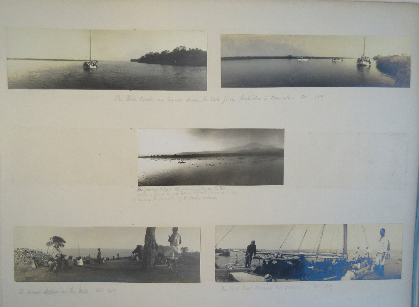 SIR DAVID BRUCE,MILITARY PHYSICIAN. PERSONAL TRAVEL PHOTO ALBUM W/STAMP.