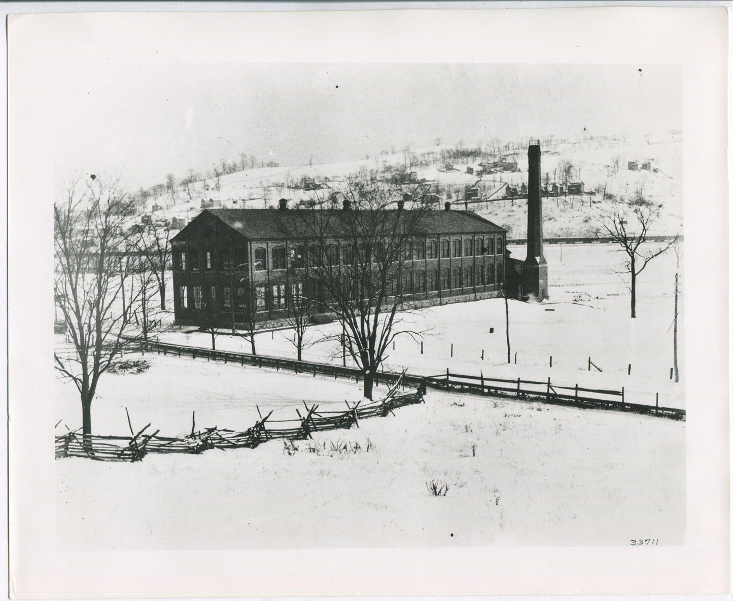 EARLY WESTINGHOUSE BUILDING, PGH, PA. BLACK AND WHITE SILVER PRINT 8 X 10.