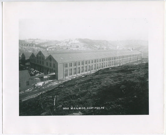 WESTINGHOUSE WORKS, EAST PITTSBURGH, PA. BLACK AND WHITE SILVER PRINT 8 X 10.