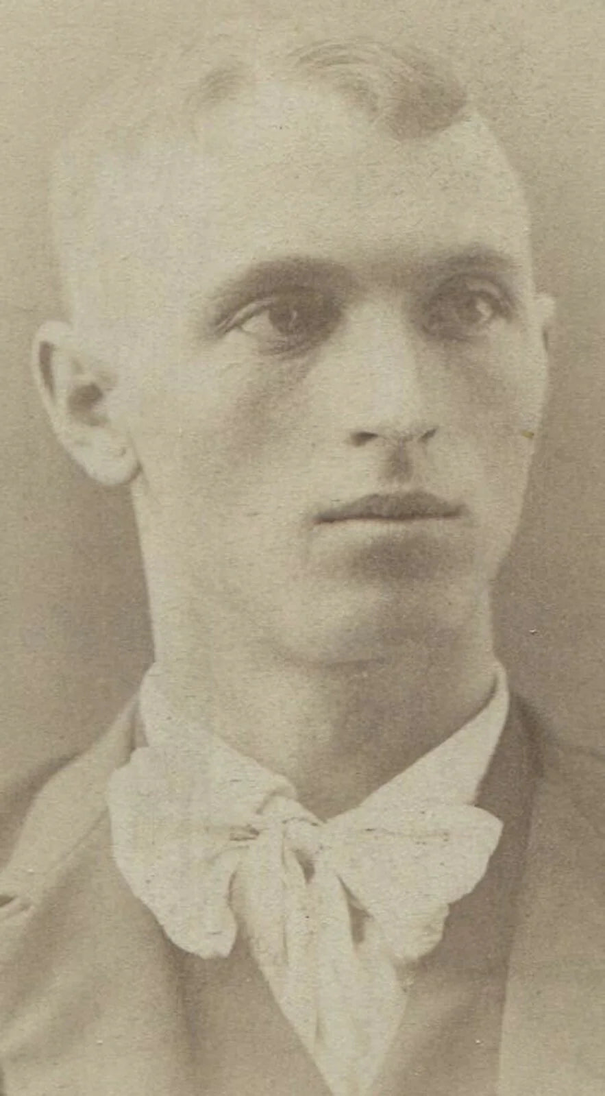 MEMORIAL CABINET CARD, YOUNG MAN. MARIENVILLE, PA.