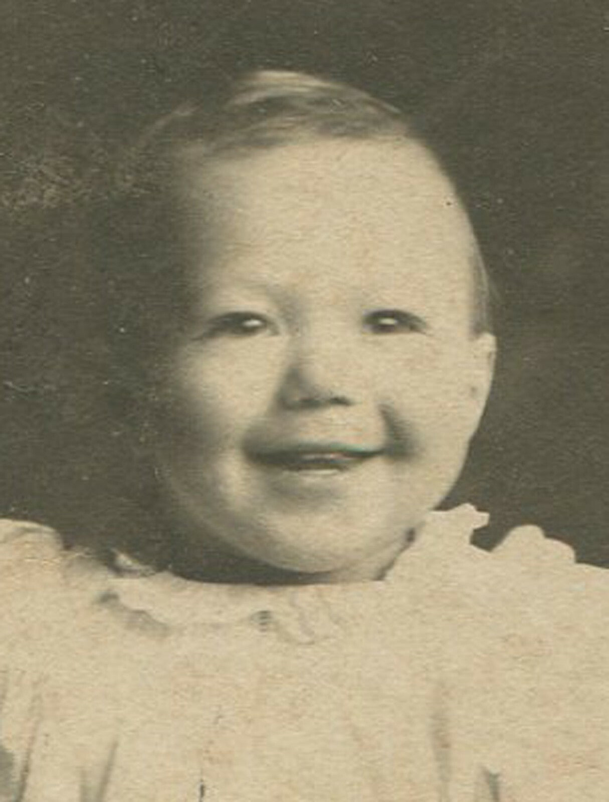 Vintage Laughing Baby in Rocking Chair Cabinet Card - St. Louis MO Original