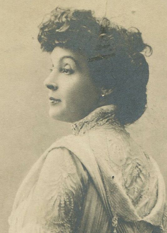 Vintage Gabrielle Réjane Photo Postcard - Original Photo, Sealed, French