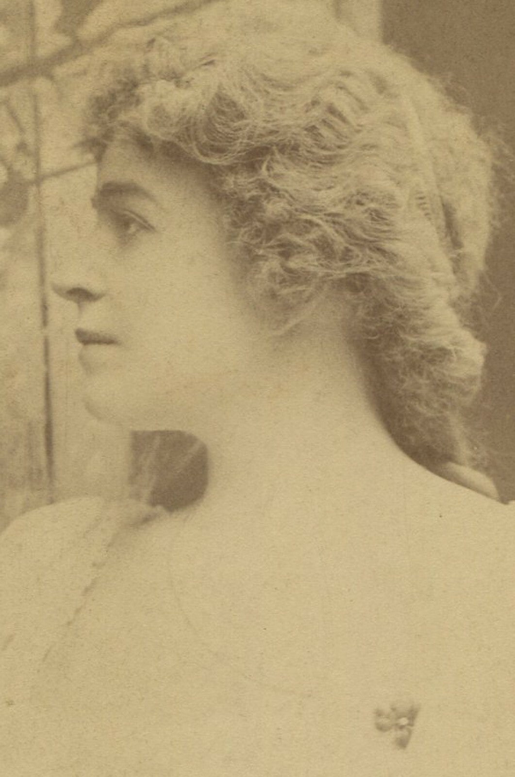 Vintage Cabinet Card Photo: N.Y. Stage Actress by Sarony, Theater Portrait