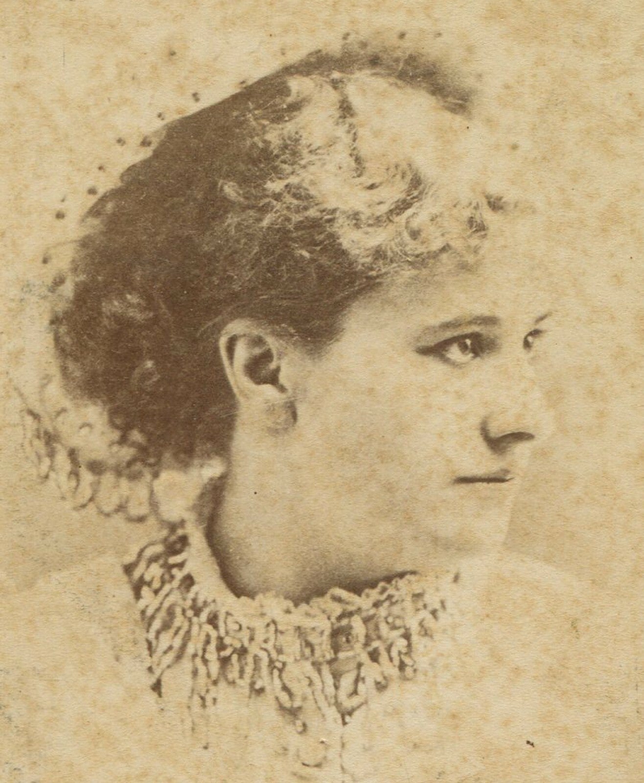 Vintage cabinet card Pauline Markham, dancer/singer portrait - authentic period