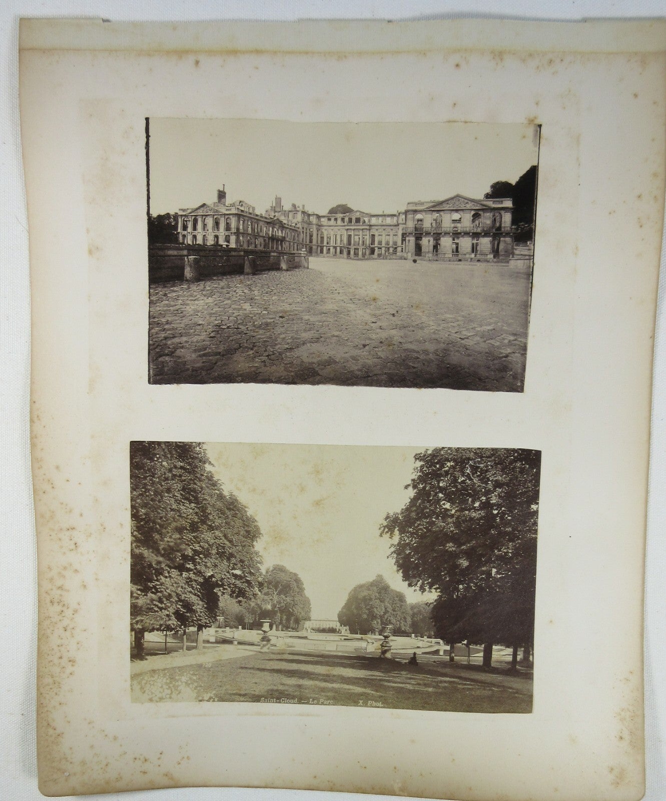ARCHITECTURE/SCENIC VIEWS OF ITALY. 6, 3.37X4.5 AND 2 LARGER ALBUMENS/1 PAGE