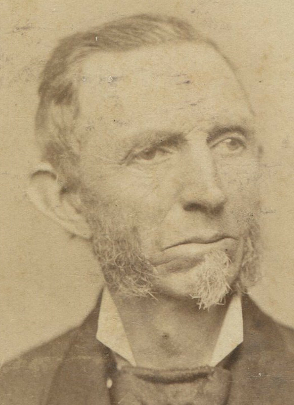 SHAGGY LOOKING MAN. CABINET CARD BY UNION PHOTOGRAPH CO. PHILADELPHIA, PA.