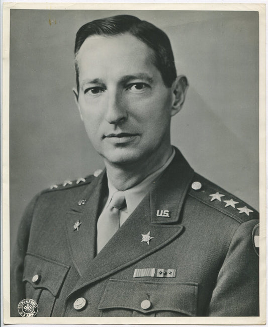 Vintage WWII 8x10 B&W Photo U.S. General Mark Clark, Authentic Original, Sealed