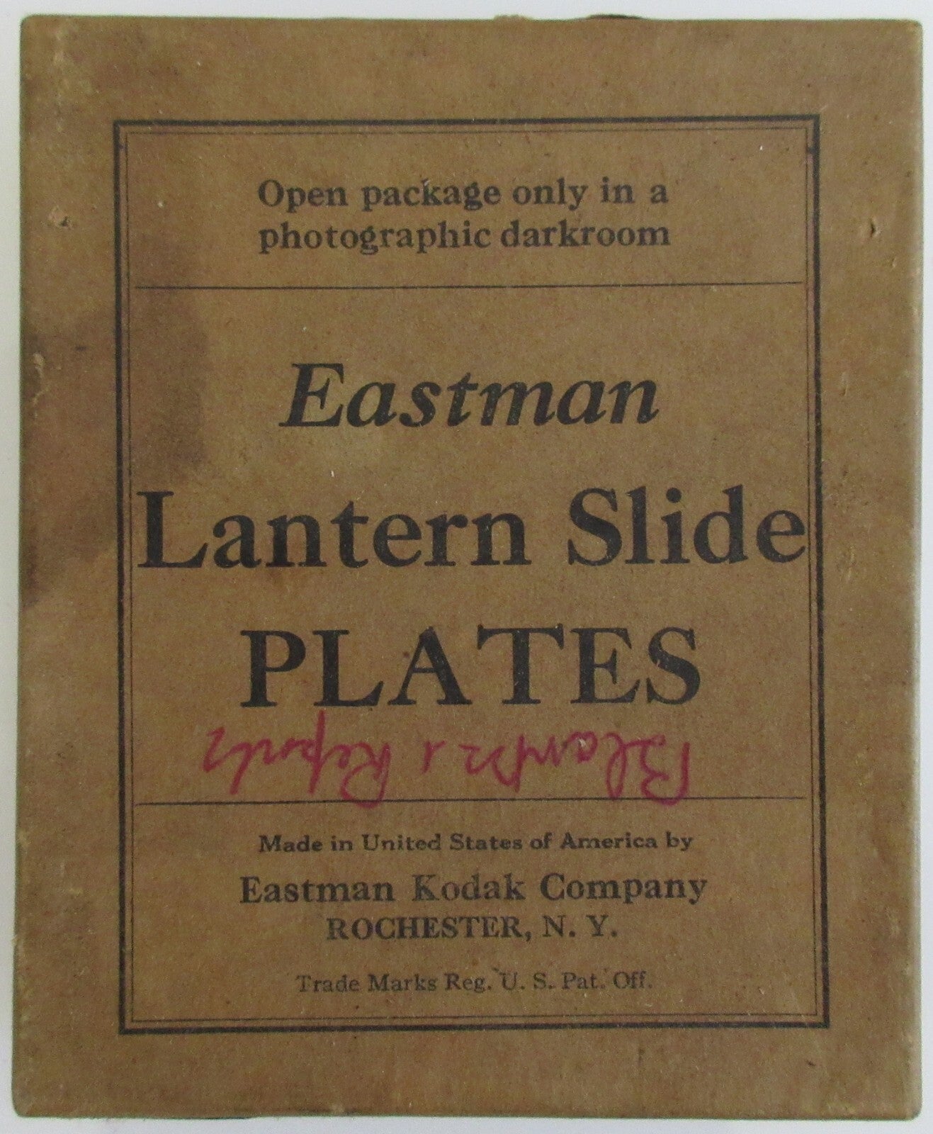CHURCH PUBLICATION/NEWS PROMOTION LANTERN SLIDES. 2 SET. VINTAGE BOX.