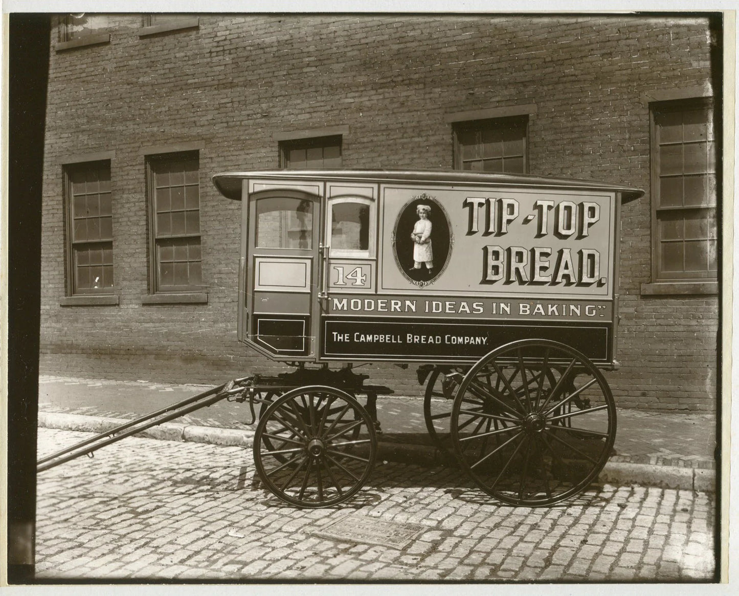 TIP TOP BREAD, COMMERCIAL DELIVERY HORSE DRAWN WAGONS, PITTSBURGH BUSINESSES.