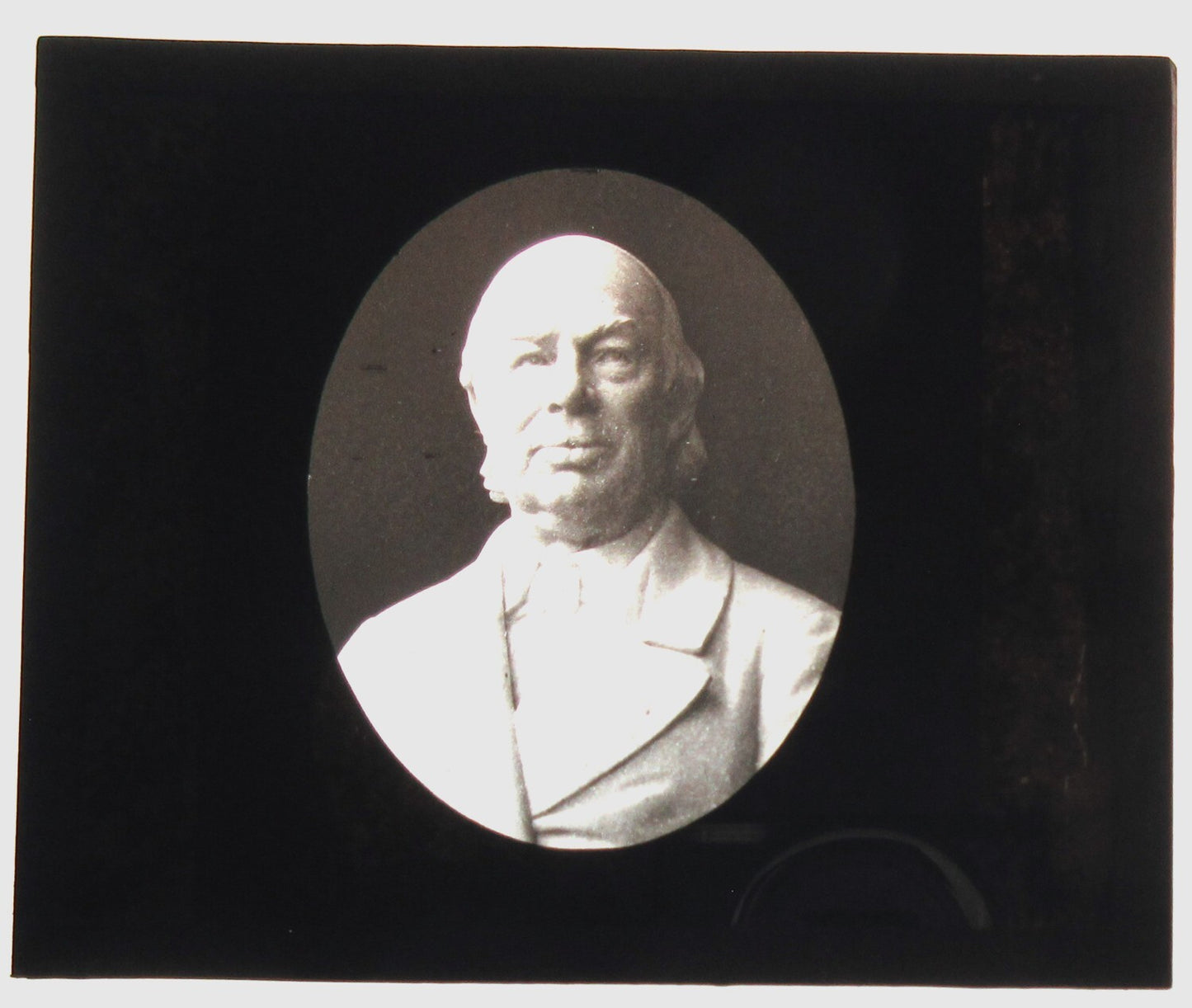 CARL REMINGTON FRESENIUS, PORTRAIT. PHOTO ON GLASS.