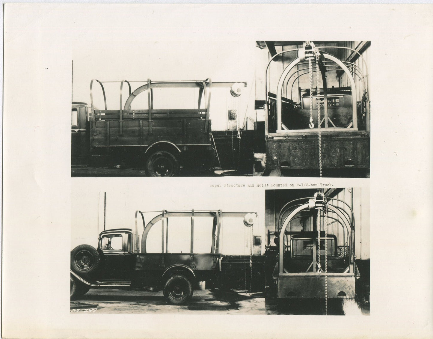 Vintage WWII U.S. Army Hoist on 2.5-Ton Truck 8x10 Photo Print Wall Art