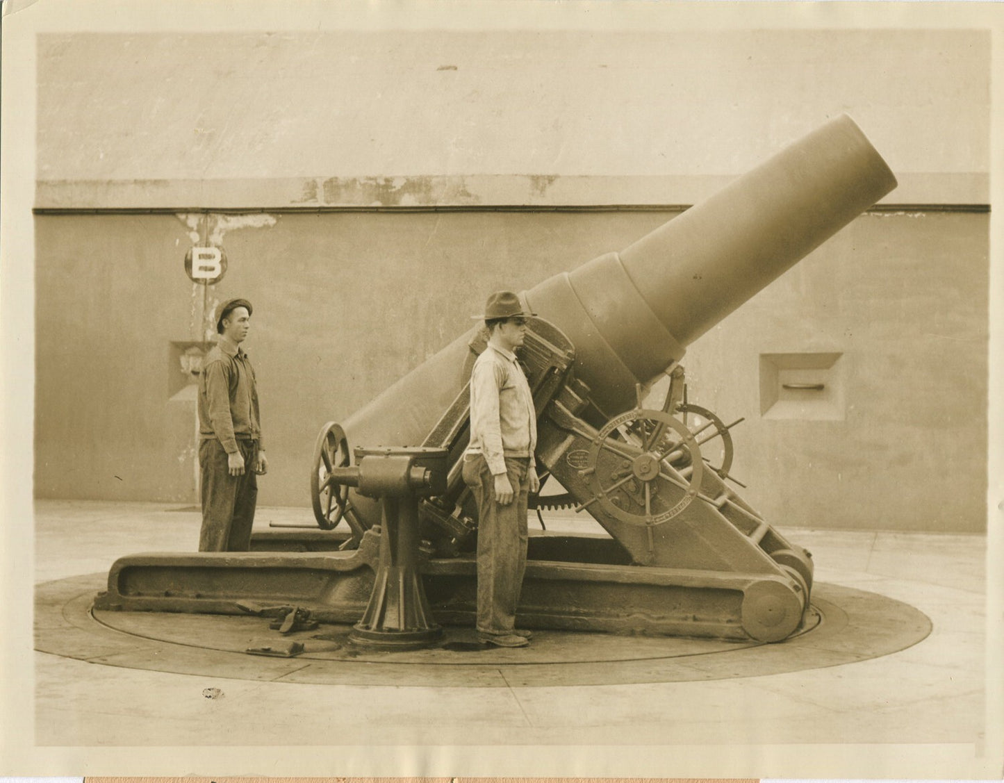 Vintage WWII San Diego Harbor Mortar Photo 8x10 Reprint - California Navy