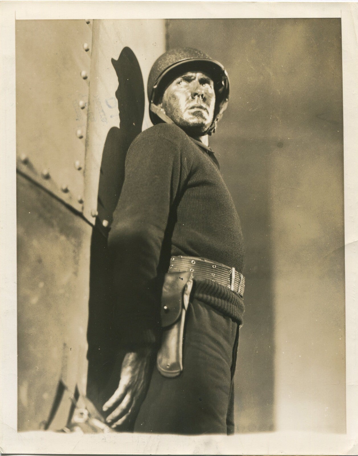 Tyrone Power 8x10 Vintage Photo Reprint - Menacing Pose Portrait, Hollywood Icon