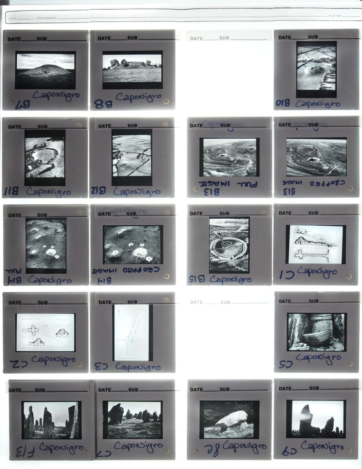 Paul Caponigro 35mm Slide Fine Art Photography - Lot of 115