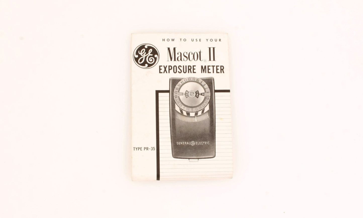 Art Deco Light Meter In Box With Manual PROP/DISPLAY ONLY