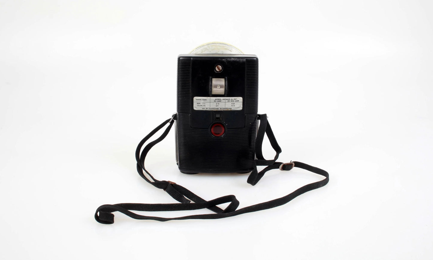 Vintage Brownie Camera With Film Black & White Shutter WORKS