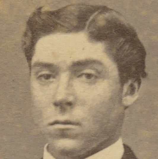 CDV STUDIO PORTRAIT MAN NAMED ED SMITH? FROM CAZENOVIA, NY, BY WELD