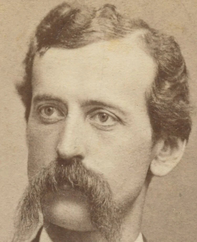 CDV PORTRAIT MAN W/ GREAT MUSTACHE FROM PHILLY, PA, BY ROTHENGATTER