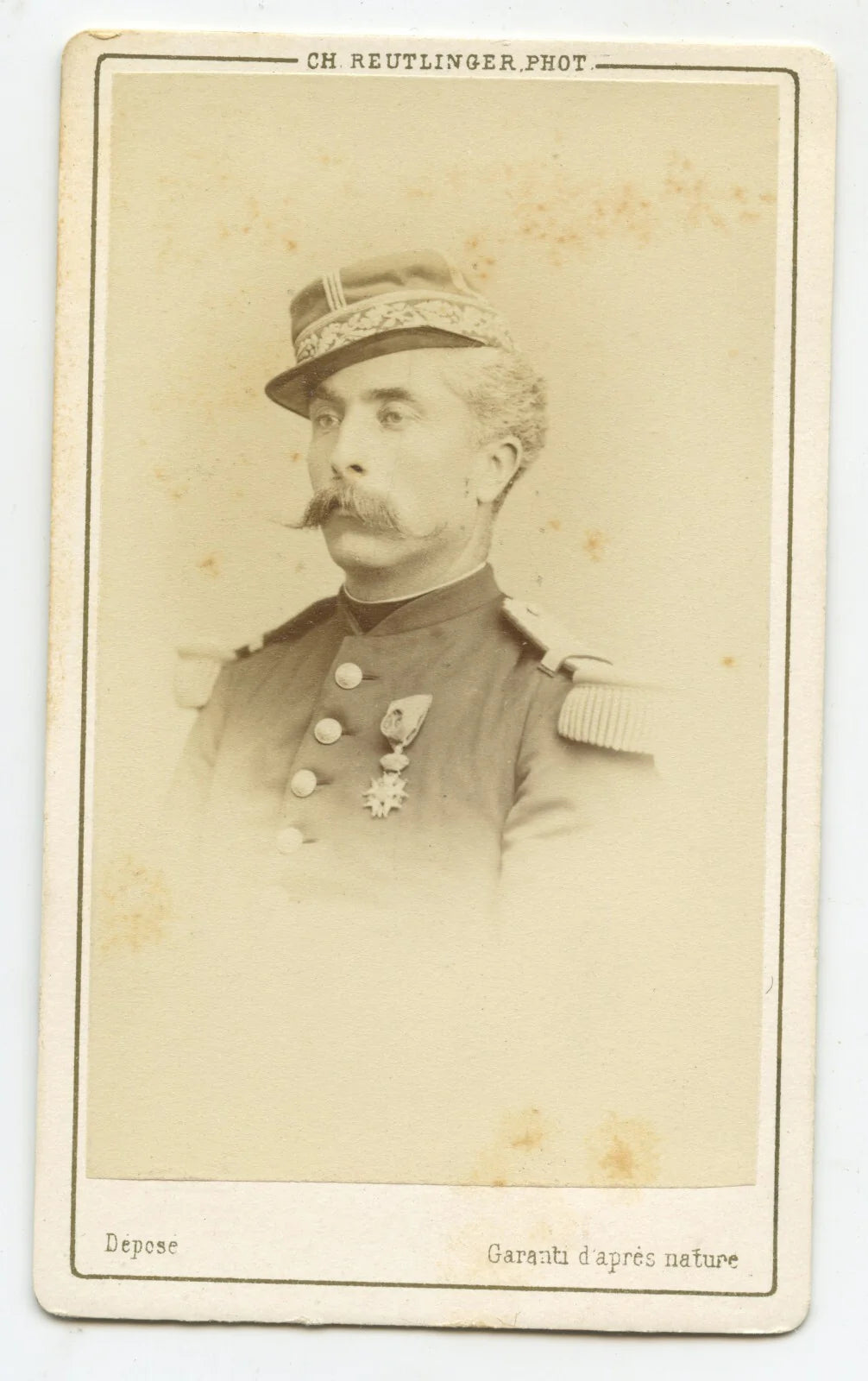 FRENCH GENERAL, GASTON ALEXANDRE AUGUSTE, MARQUIS DE GALLIFFET CDV