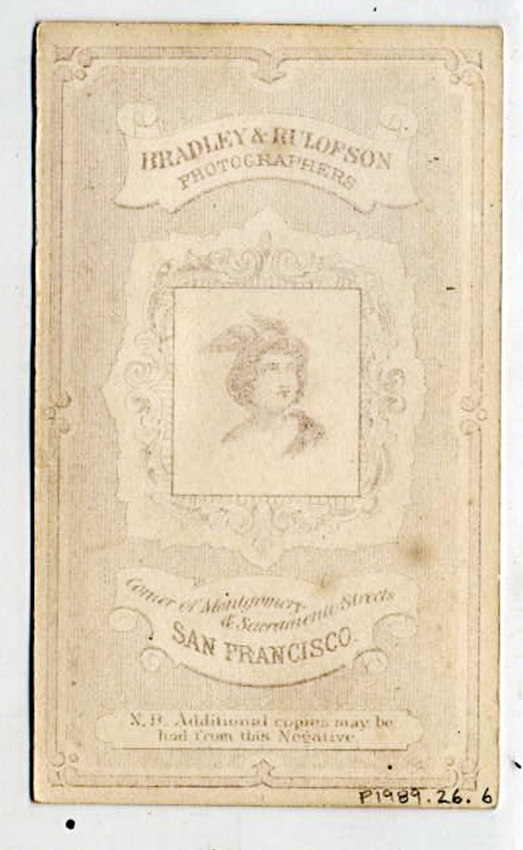 Vintage CDV of Man with Curly Sideburns