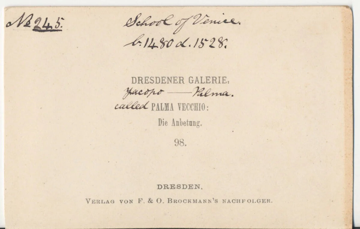 Vintage 1800's CDV Card of Illustration of Two Women, A Baby, and A Man Exchanging Concerning Looks//The Worship
