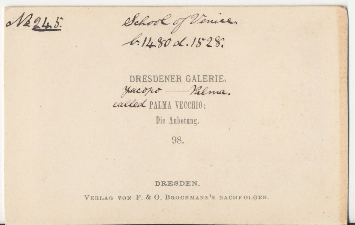 Vintage 1800's CDV Card of Illustration of Two Women, A Baby, and A Man Exchanging Concerning Looks//The Worship