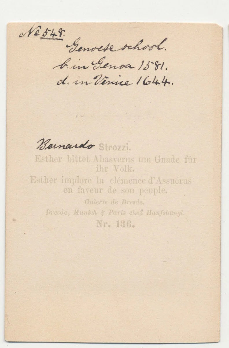 1800's CDV Card of Two Women and an Old White Bearded Man//CDV Illustration Card//Esther & Ahasverus//Mercy for People